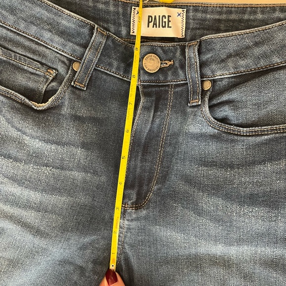 PAIGE Hoxton Dark Wash Denim Ankle Jeans - Picture 3 of 8